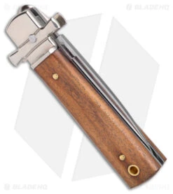 AGA Campolin 6" Dominus Leverlock Automatic Knife Wood (2.5" Satin) -Knife Promotional Store AGA Campolin 6in Dominus LL Auto Wood Satin BHQ 178780 jr side