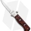 AGA Campolin Piccolo Italian Stiletto Automatic Knife Cocobolo (2.8" Satin) -Knife Promotional Store AGA Campolin Piccolo Italian Stiletto Auto Cococbolo Satin BHQ 92867 jr