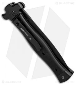 AGA Campolin Zero Dagger Leverlock Automatic Knife SWAT G-10 (3.75" Black) -Knife Promotional Store AGA Campolin Zero Black G 10 LL Dagger Swat BP 30460 jr side