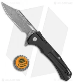 Artisan Cutlery Blowback Recoil-Lock Knife Black Titanium (3.7" Damascus) -Knife Promotional Store Artisan Cutlery Blowback Recoil Lock Black Ti Damascus 1822G BK BHQ 113183 jr bottlecap