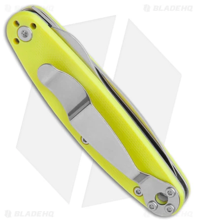 ESEE Churp Liner Lock Knife Yellow G-10 (2.75" Satin D2) 5 ESEE Churp Liner Lock Knife Yellow G-10 (2.75" Satin D2) - Image 3