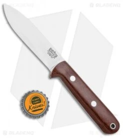 Bark River Mini Kephart Fixed Blade Knife Natural Canvas Micarta (3.63" Satin) -Knife Promotional Store Bark River Mini Kephart Natural Canvas Micarta Satin BA08023MNC BHQ 96271 jr bottlecap