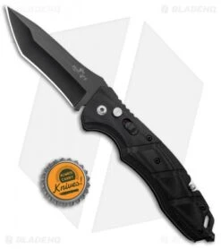 Bear OPS Bold Action V Tanto Automatic Rescue Knife Black G-10 (3.75" Black) -Knife Promotional Store Bear OPS Bold Action V Tanto Auto Rescue Black G 10 Black AC 510 B4 B BHQ 94475 jr bottlecap