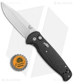 Benchmade CLA Limited Edition Automatic Knife Carbon Fiber(3.3" Satin) 4300-1801 -Knife Promotional Store Benchmade CLA Limited Edition Auto CF Satin 4300 1801 BHQ 91085 jr bottlecap