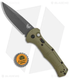 Benchmade Claymore Automatic Knife OD Green Grivory (3.6" Black) 9070BK-1 -Knife Promotional Store Benchmade Claymore Auto OD Green Grivory Black 9070BK 1 BHQ 137240 jr bottlecap