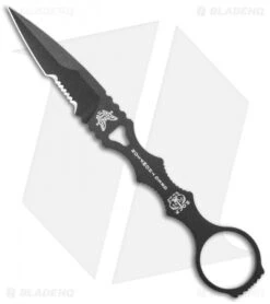 Benchmade SOCP Knife W/ Trainer Blade 178SBK-COMBO Black Sheath (3.22" Serr) -Knife Promotional Store Benchmade SOCP Knife Trainer Black Sheath Serr 178SBK COMBO BHQ 19609 jr knife