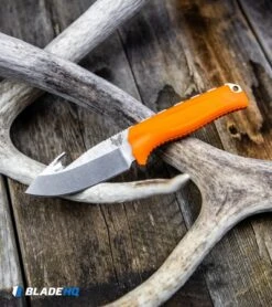 Benchmade Steep Country Knife W/ Gut Hook Orange (3.5" Stonewash) 15009-ORG -Knife Promotional Store Benchmade Steep Country Knife w Gut Hook Orange Stonewash 15009 ORG BHQ 24208 kp antlers web