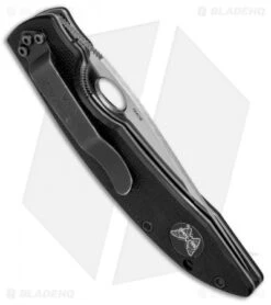 Vintage Benchmade Mini AFCK0-II 814S Liner Lock Knife (3.25" Satin Serr) -Knife Promotional Store Benchmade Vintage Mini LL Satin Serr 814S AFCK II BHQ 71274 jr side