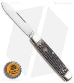 Boker Cattle Knife 4.5" Pocket Knife Jigged Bone -Knife Promotional Store Boker Cattle Knife Pocket Knife 112910 Jigged Bone BHQ 111208 LS Bottlecap