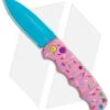 Boker Dessert Warrior Kalashnikov Dagger Automatic Knife (3.25" Blue) Donut -Knife Promotional Store Boker Dessert Warrior Kalashnikov Dagger Auto Donut Blue 01KALS72NSOI BHQ 108010 jr