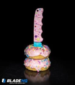 Boker Dessert Warrior Kalashnikov Dagger Automatic Knife (3.25" Blue) Donut -Knife Promotional Store Boker Dessert Warrior Kalashnikov Dagger Automatic Knife Blue bhq 108010 kp stack web