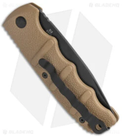 Boker Kalashnikov Drop Point Automatic Knife Coyote Brown (3.25" Black D2) -Knife Promotional Store Boker Kalashnikov Auto Coyote D2 Black BHQ 144762 jr side