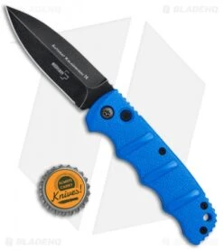 Boker Kalashnikov Dagger Automatic Knife Blade HQ Blue (3.25" Smokewash D2) -Knife Promotional Store Boker Kalashnikov Dagger Auto Blue Black 01KALS32N BHQ 75530 jr bottlecap 2