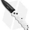 Boker Kalashnikov Dagger Automatic Knife Imperial White (3.25" Black D2) -Knife Promotional Store Boker Kalashnikov Dagger Auto White Black 01KALS34N BHQ 75529 jr 3