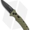 Boker Mini Strike Automatic Knife OD Green Aluminum (2.6" Smokewash D2) -Knife Promotional Store Boker Mini Strike Auto OD Green Smokewash 01BO437NSOI BHQ 99630 jr