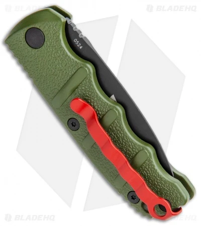 Boker Mini Warhawk Kalashnikov Dagger Automatic Knife Green (2.5" Black D2) 4 Boker Mini Warhawk Kalashnikov Dagger Automatic Knife Green (2.5" Black D2) - Image 3