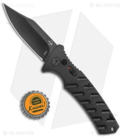 Boker Plus Strike Bowie Automatic Knife Black (3.25" Black ) -Knife Promotional Store Boker Plus Strike Bowie Auto Black Black BHQ 125300 jr bottlecap