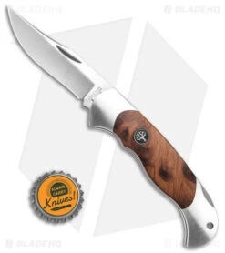 Boker Scout Lockback Pocket Knife Thuya Wood (3.125" Satin) 112002TH -Knife Promotional Store Boker Scout Lock Back Pocket Knife Thuya Wood 3in Satin BHQ 40099 td size