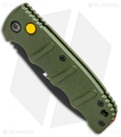 Boker Warhawk Kalashnikov Dagger Automatic Knife Green (3.25" Black D2) -Knife Promotional Store Boker Warhawk Kalashnikov Dagger Auto Black 01KALS41NSOI BHQ 92862 jr spine