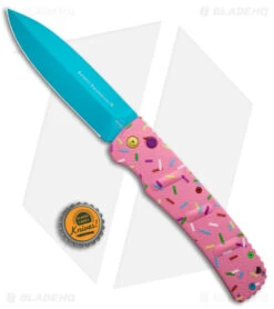 Boker XXL Kalashnikov Exclusive Dessert Warrior Automatic Knife (4.75" Blue) -Knife Promotional Store Boker XXL Kalashnikov Auto Dessert Warrior BHQ Exclusive Pink Blue BHQ 126276 jr bottlecap