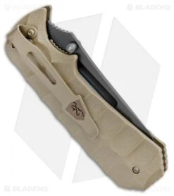 Browning Black Label Unleashed Spring Assisted Knife (3.375" Black) 320175BL -Knife Promotional Store Browning Black Label Unleashed SA Black BR175BL BHQ 40764 jr side