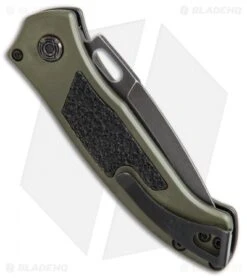 Buck Knives Buck Impact Automatic Knife OD Green (3.125" Black SW) 0898GRS -Knife Promotional Store Buck Impact Automatic OD Green black sw 0898GRS BHQ 51277 er side