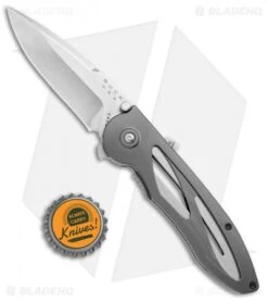 Buck Knives Tempest Liner Lock Knife Dark Gray (3.12" Satin) -Knife Promotional Store Buck Tempest LL Dark Gray Satin 0296GYS B BHQ 2198 jr bottlecap