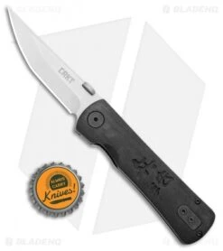 CRKT Folding Heiho Spring Assisted Knife (3.125" Satin) 2900 -Knife Promotional Store CRKT Folding Heiho SA Satin 2900 BHQ 6277 jr bottlecap