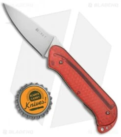 CRKT Rollock Pocket Knife Red Translucent (2.25" Polish) 5202R -Knife Promotional Store CRKT Rollock Red Translucent Polish 5202R BHQ 68540 jr bottlecap