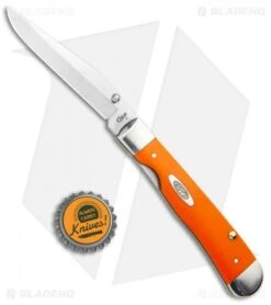 Case Kickstart TrapperLock Assisted Knife Synthetic Orange (4154AC SS) -Knife Promotional Store Case Kickstart TrapperLock Assited Synthetic Orange SS 80511 BHQ 95057 jr bottlecap