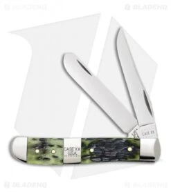 Case Tang Stamp Series Mint Set Olive Green Bone Peachseed Jig W/ Wood Box -Knife Promotional Store Case Tang Stamp Series Mint Set Olive Green Bone Peachseed Jig Wood Box BHQ 121275 jr 6