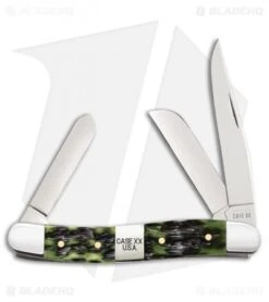 Case Tang Stamp Series Mint Set Olive Green Bone Peachseed Jig W/ Wood Box -Knife Promotional Store Case Tang Stamp Series Mint Set Olive Green Bone Peachseed Jig Wood Box BHQ 121275 jr 7