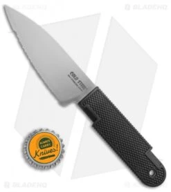 Cold Steel K-4 Fixed Blade Neck Knife W/ Sheath (4" Serr) 53T4S -Knife Promotional Store Cold Steel K 4 fixed blade neck knife with sheath 4in serr 53T4S BHQ 68129 er size