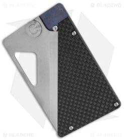 Daggerr Knives Card Knife Carbon Fiber/Titanium (3.3" SW) -Knife Promotional Store Daggerr Knives Card Knife CF Blue Ano Ti Satin BHQ 144318 jr spine