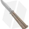 DogBite Knives DB3.1 Balisong Butterfly Knife Bronze/Gold Ti (4" Stonewash) -Knife Promotional Store DogBite Knives DB3 1 bronze gold ti sw 440c BHQ 74387 er