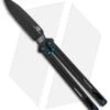 EOS Serpent Balisong Butterfly Knife Black Ti (4.1" Black DLC) -Knife Promotional Store EOS Serpent Balisong Butterfly Black Ti Black DLC BHQ 91916 jr