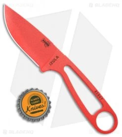 ESEE Izula Knife Fire Ant Red Survival Neck Knife -Knife Promotional Store ESEE Izula Fire Ant Red Survival Neck Knfe IZULA R BHQ 10285 jr bottlecap