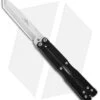 Emerson CQC-7 Flipper Balisong Butterfly Knife Black G-10 (3.8" Stonewash)
