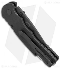 Pro-Tech Lerch TR-5 Spring Assisted Knife Black Feathered (3.25" Black) SA.5 -Knife Promotional Store Emerson Protech Lerch TR 5 Feathered Blk SA.5 BHQ 50425 jr side