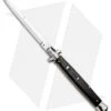 Frank B. 13" Italian Stiletto Bayonet Automatic Knife Black (6" Satin) -Knife Promotional Store Frank B 13in Italian Stiletto Black Bayo Satin GX 8288 jr