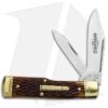 GEC #44 Northfield UN-X-LD Buffalo Jack Pocket Knife 3.3" Autumn Gold Jig Bone -Knife Promotional Store GEC 44 Northfield UN X LD Buffallo Jack Pocket Autumn Gold Jig Bone 441218 BHQ 88589 jr