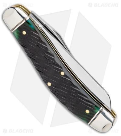 GEC #88 Tidioute Bayou Trapper Knife Swamp Green Jigged Bone Gator (3" Satin) 5 GEC #88 Tidioute Bayou Trapper Knife Swamp Green Jigged Bone Gator (3" Satin) - Image 3