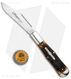 GEC #97 Tidioute Cutlery Pocket Knife 4.6" Autumn Gold Jigged Bone -Knife Promotional Store GEC Tidioute Cutlery Autumn Gold Jigged Bone 971119 BHQ 96503 jr bottlecap