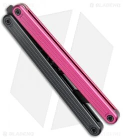 Glidr Arctic Series Butterfly Trainer Knife Dark Rose (4.25" Black) -Knife Promotional Store Glidr Arctic Series Butterfly Trainer Dark Rose Black BHQ 124876 jr side