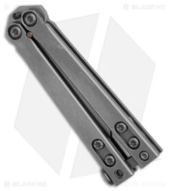 Heed Industries CFX Balisong Butterfly Knife Titanium (1.9" SW) -Knife Promotional Store Heed industries CFX Balisong Butterfly Knife TI 1in SW BHQ 147139 td side
