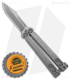 Heed Industries CFX Balisong Butterfly Knife Titanium (1.9" SW) -Knife Promotional Store Heed industries CFX Balisong Butterfly Knife TI 1in SW BHQ 147139 td size