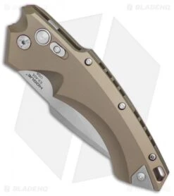 Hogue Knives EX-A05 Spear Point Automatic Knife FDE (4" Stonewash) 34514 9 Hogue Knives EX-A05 Spear Point Automatic Knife FDE (4" Stonewash) 34514 -Knife Promotional Store Hogue Auto FDE Spear Point plain BHQ 80667 er spine