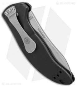 Hogue Knives EX-A04 Upswept Automatic Knife Matte Black (3.5" Tumbled) -Knife Promotional Store Hogue Knives EX A04 Upswept matte black tumbled BHQ 72287 er side