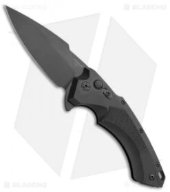 Hogue Knives X5 Tactical Flipper Knife Black G-10 Inlay (4" Black)
