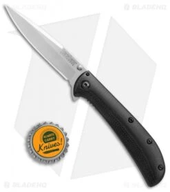 Kershaw Al Mar AM-3 Assisted Opening Knife Black G-10 (3" Satin) -Knife Promotional Store Kershaw AM 3 black G10 satin BHQ 68823 er size